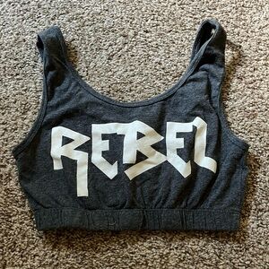 rebel cropped tank